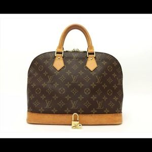 Authentic Louis Vuitton Alma Hand Bag